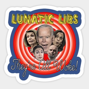 "Loonatic" Libs Sticker